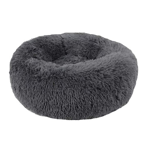 Round dog bed donut pet - round,