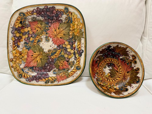 Italian majolica bowl - italian,