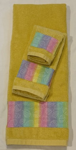 Easter bathroom decor towel - easter,