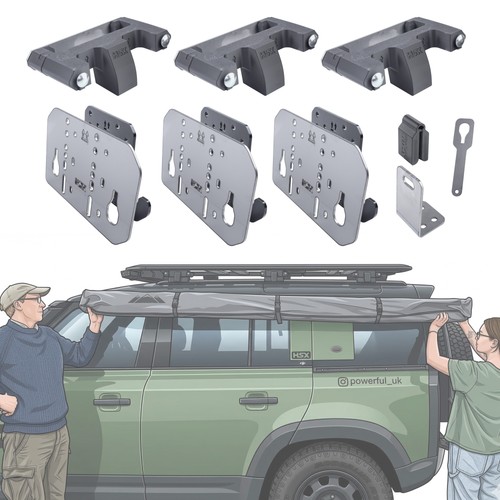 Awning mount for expedition - for,