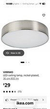 IKEA virrmo LED ceiling light
