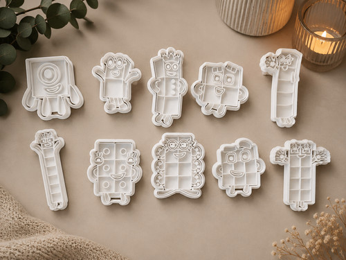 Numberblocks inspired cookie - inspired,