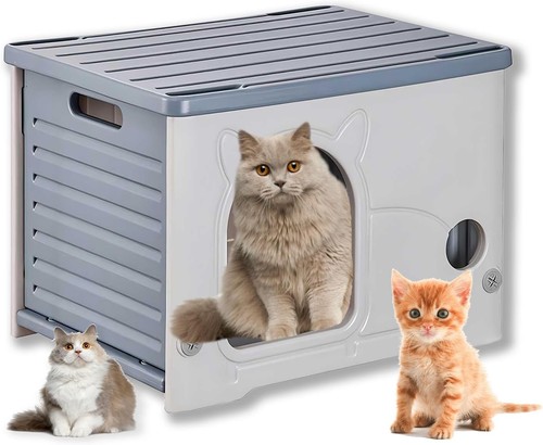 Plastic cat house for - cat, outdoor