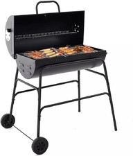 Portable Charcoal Oil Drum BBQ
