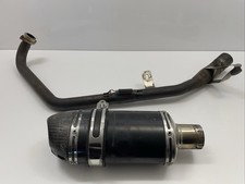 ♻️ Yamaha Ys 125 2017 - 2021 Black Widow Complete Exhaust System ♻️