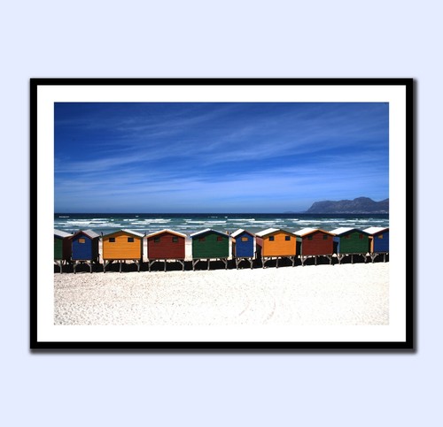 Cool beach huts sandy - sandy, seaside