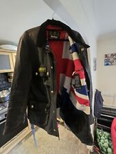 barbour international union jack wax jacket Size Large women