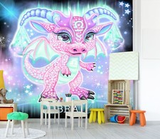 3D Pink Dragon A435 Wallpaper