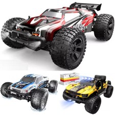 DEERC 1/10 4WD RC Car 48km/h Off Road High Speed RC Monster Truck 40min 2Battery