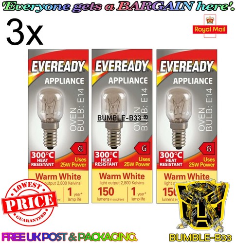 Eveready oven bulb 300 c - x, 300°c