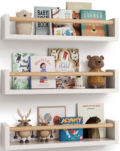 Nursery book shelves set of - nursery, shelves,