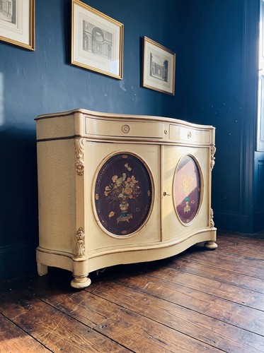 Antique italian hand painted - hand,