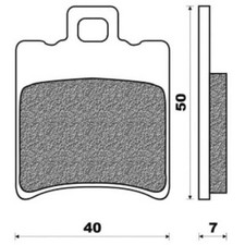 BRAKE PADS ONE REF FD0196 MBK
