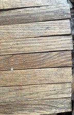 Oak Parquet Flooring Reclaimed 1 m2 - 400 Individual Pieces 114.5 X 22.5 