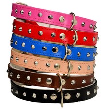 STUDDED Real LEATHER DOG Puppy