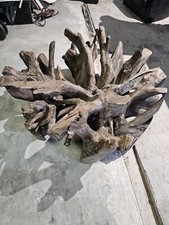 Redwood root cofee table - redwood,