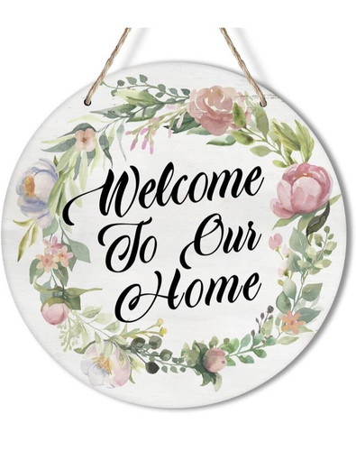 Welcome our home wreath - to,