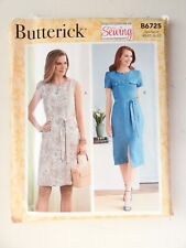 Butterick B6725 sewing pattern Dress with tie belt  Sz 6 to 22 UNCUT NEW