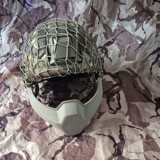 Super Grade British Army Virtus Revision Helmet Batlskin Cobra M with Mandible 