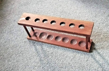 Vintage Wooden Pipe Rack Stand