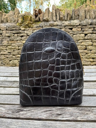 Mulberry black croc - croc, leather