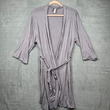 Marilyn Monroe Intimates Womens Gray Robe Kimono Size XL Rayon Spandex