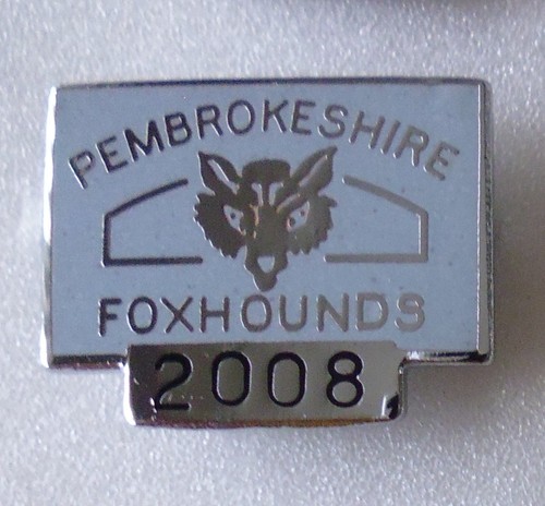 Pembrokeshire foxhunds enamel - pembrokeshire,
