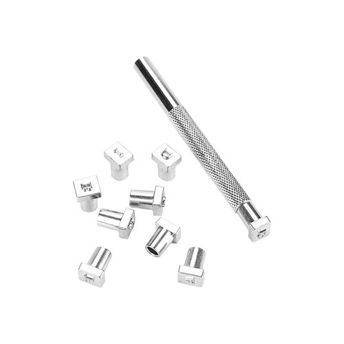 Piece leather stamping tool - leather,