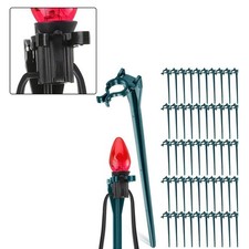 Securely Hold C7 C9 Christmas Lights in Place with our Reliable Light Stake