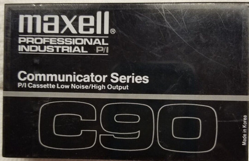 Maxell c90 cassette - maxell,