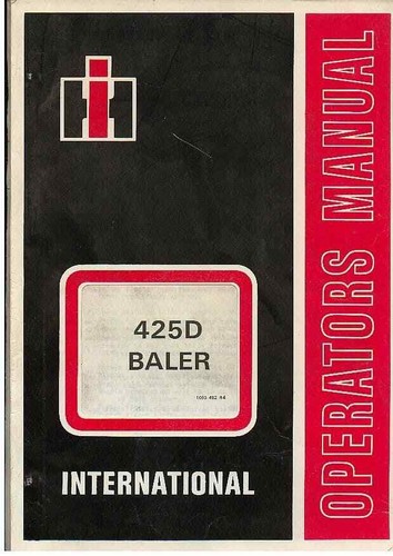 International baler 425d - international,