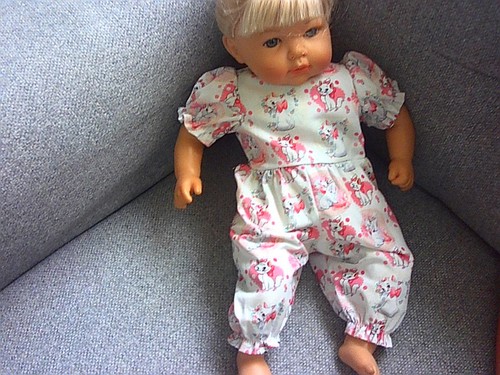 Dolls handmade playsuit - 16-18",