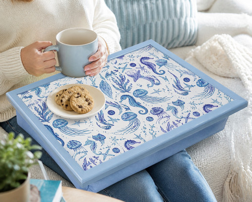 Seahorse lap tray cushioned - tray,