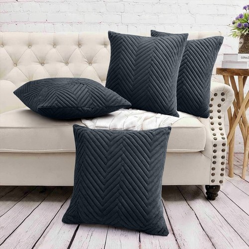Velvet cushions filled - velvet, or
