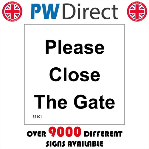 Sign please close - please,