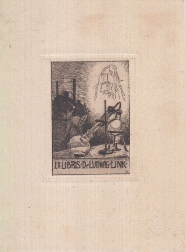 Exlibris bookplate radierung - exlibris,