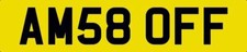 Cherished number plate off - number,