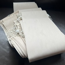 12 x Vertical Blinds in Cream, 108cm Drop, 13cm Wide, Complete With Weights