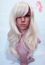 Ladies Full Wig LONG WAVY STRAIGHT - Brown Black Blonde Auburn Ombre studio7-uk