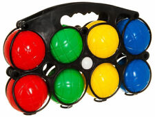 FRENCH BOULES SET 8 PETANQUE BALLS OUTDOOR GARDEN BEACH BALL GAME & CARRY CASE
