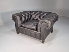 Vintage Black Leather