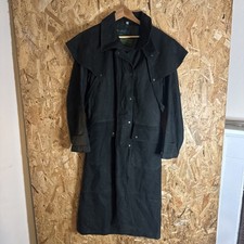 Fabulous Greenlees Mull of Kintyre Leather Full Length Riding Stockman Coat