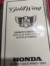 Honda GL 1500 Owners Manual Good Condition