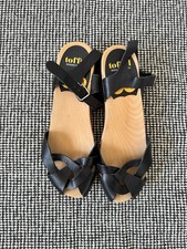 Swedish Hasbeens Debutant Clogs, Low Heel -  New / Never Worn, UK size 3