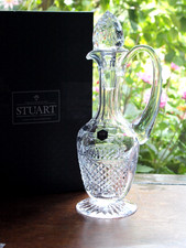 Stuart Crystal Beaconsfield Claret Decanter with Stopper Mint, Rare