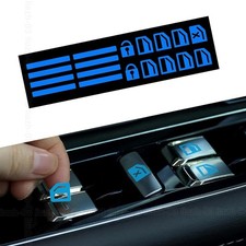 Luminous Blue Car Interior