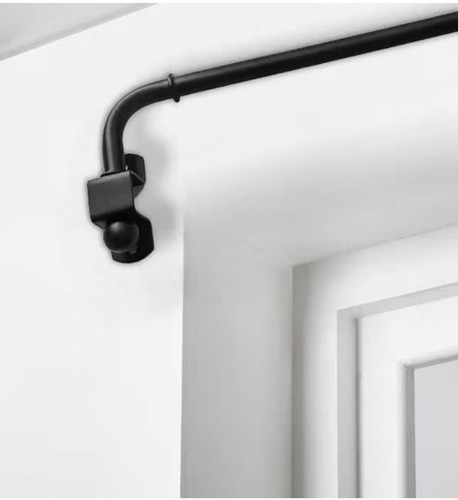 Curtain drapery arm black - arm,