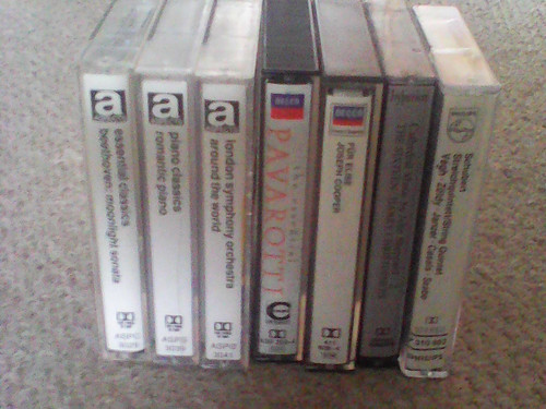 Classical music cassette tapes - music,
