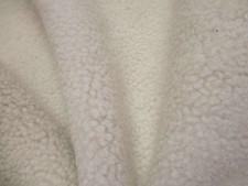 Off White Soft Curly Sheepskin