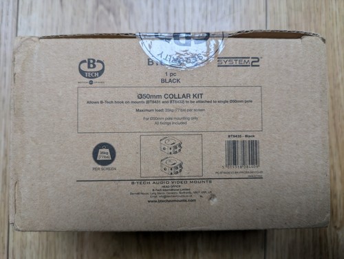 Btech bt8435 black 50mm collar - bt8435,